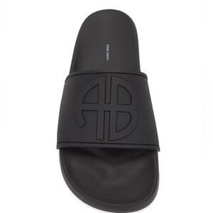 Anine Bing Isla Slides Black 37